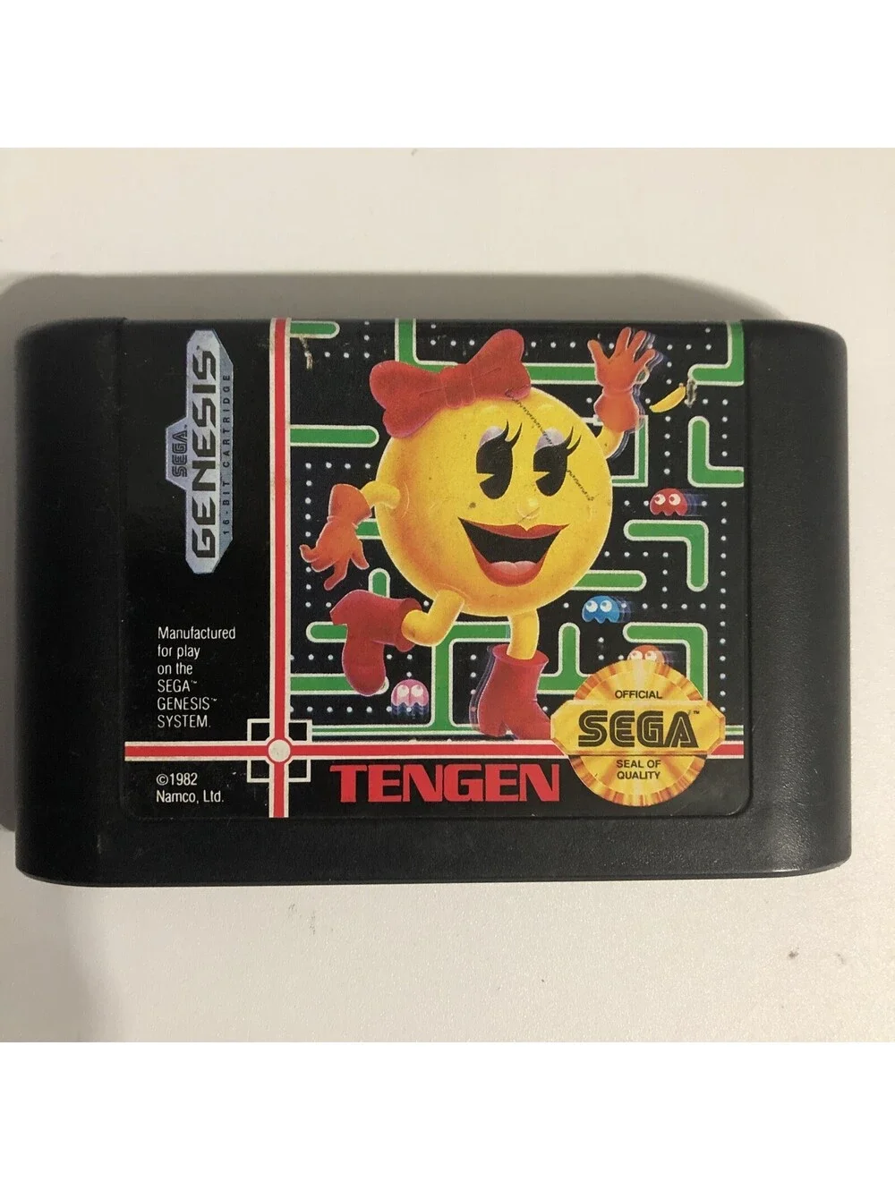 Ms. Pac-Man cartridge game for the SEGA Genesis